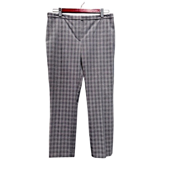 Theory Women’s Classic Skinny Pant in McClaire Plaid. Size 8. Like-New - Picture 2 of 8